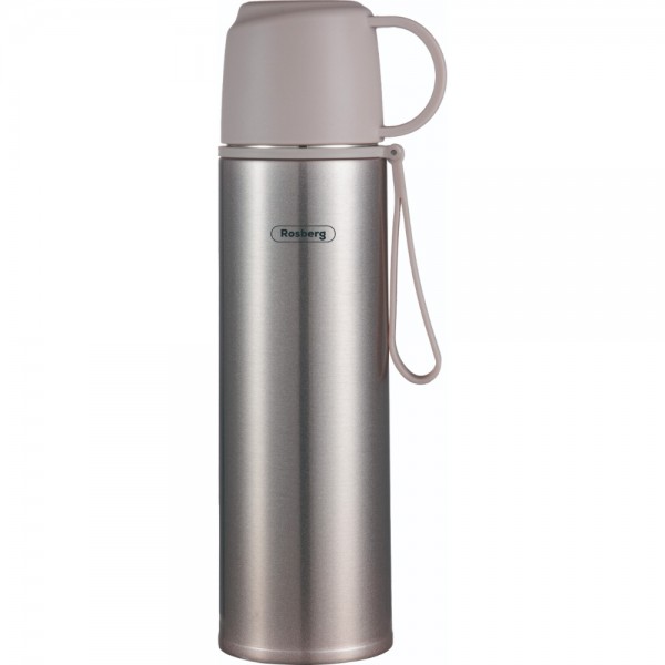 Termos rosberg 55r52010fg, roostevaba teras, 0.5 l, hall. maht: 0.5 l