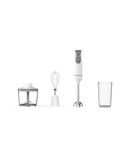 Käsimikser hakkijaga oliver voltz 5v1112nscw, 600w, 700ml, roostevabast terasest varrega ja vispliia