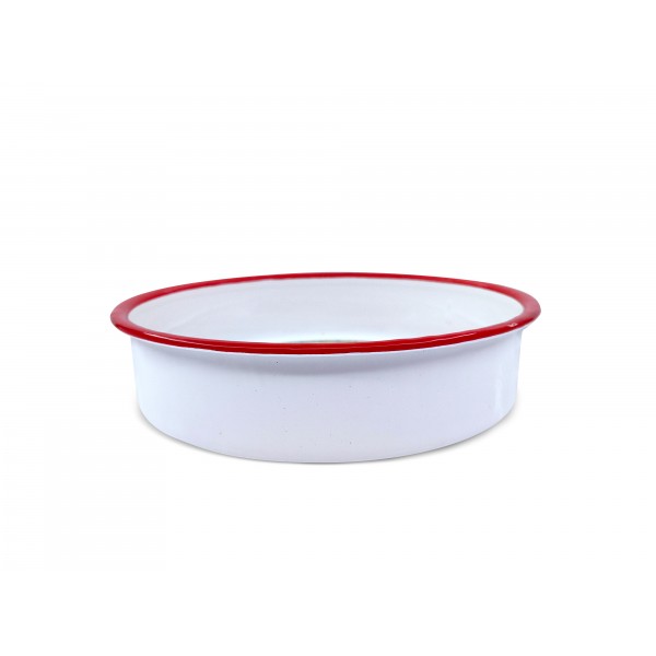 Ümmargune emailitud küpsetusvorm oliver voltz 5v1222kr38, 38×6,0 cm, valge Ümmargune emailitud küpsetusvorm oliver voltz 5v1222kr38, 38×6,0 cm, valge