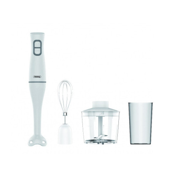 Rosberg 5r51112ocw, käsimikseri komplekt, 350w, roostevabast terasest segamisvarras, kauss 0,7l, mun