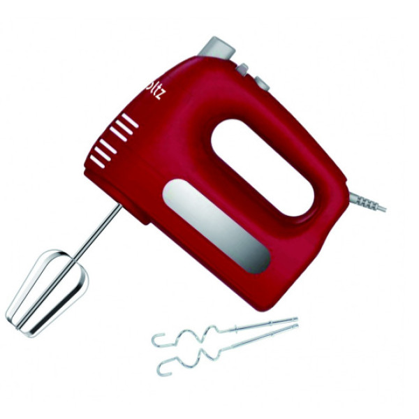 Oliver voltz 5ov51110wr, käsimikser, 500w, 6 kiirust, turbofunktsioon, punane
