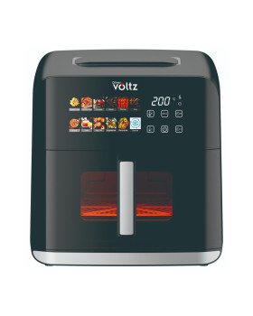 Õhufritüür oliver voltz 5ov51980cf, 1800w, 8l anum, led-ekraan