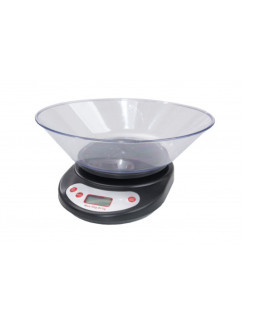 Köögikaal, maksimaalne kaal-5kg, lcd-ekraan, must, 55r51651bb, rosberg