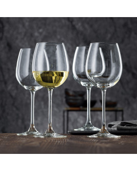 Nachtmann valge veini klaaside komplekt. 4tk, 474ml-foto3