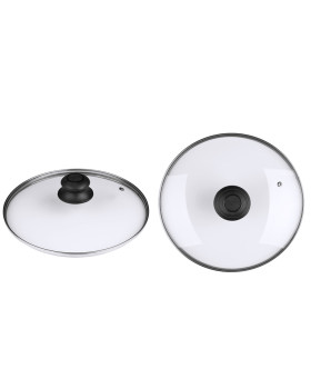 Klaasist kaas plastnupuga, 28 cm, 3022, michelino