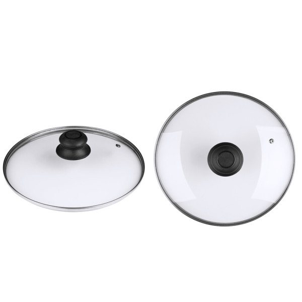 Klaasist kaas plastnupuga, 28 cm, 3022, michelino