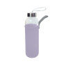 Joogipudel neopreenkattega, 500 ml, klaasist, sirelililla värvi, 52021, michelino