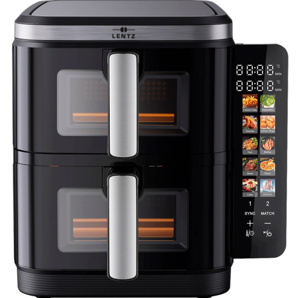 Kahekambriline kuumaõhufritüür 11 l, värviline ekraan, 77780, lentz