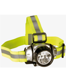 Pealamp 10 led-iga, hõbedane/must, 4002626, heitech