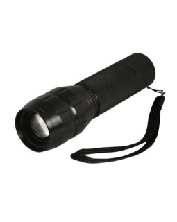 Led-alumiiniumist taskulamp, 3 vatti, must, 3 valgusrežiimi, 4002711, heitech