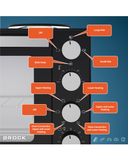 Brock elektriahi koos pliidiplaatidega, 30l, 1600w-foto6