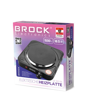 Ühe rõngaga elektripliit brock ep 100 bk, 1500w-foto12