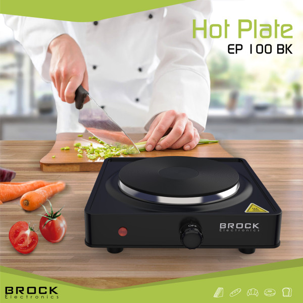 Ühe rõngaga elektripliit brock ep 100 bk, 1500w