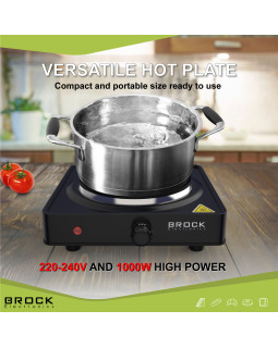 Ühe rõngaga elektripliit brock ep 100 bk, 1500w-foto8