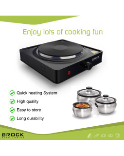 Ühe rõngaga elektripliit brock ep 100 bk, 1500w-foto6