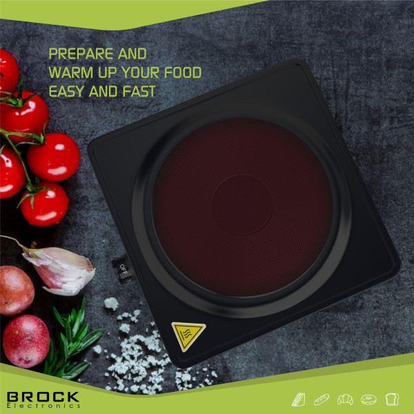 Ühe rõngaga elektripliit brock ep 100 bk, 1500w