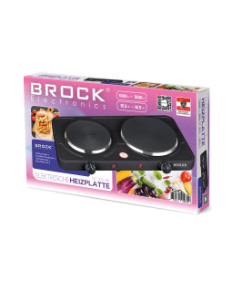 Kahe rõngaga elektripliit brock ep 200 bk, 2500w-foto12