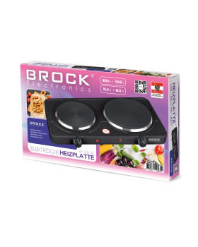 Kahe rõngaga elektripliit brock ep 200 bk, 2500w-foto12