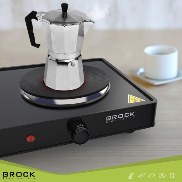 Kahe rõngaga elektripliit brock ep 200 bk, 2500w Kahe rõngaga elektripliit brock ep 200 bk, 2500w