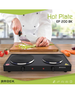Kahe rõngaga elektripliit brock ep 200 bk, 2500w-foto10