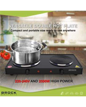 Kahe rõngaga elektripliit brock ep 200 bk, 2500w-foto8