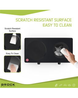 Kahe rõngaga elektripliit brock ep 200 bk, 2500w-foto5