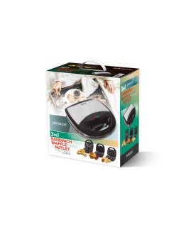 Brock 3 in 1 võileiva/vahvli/pähkliküpsetaja, 750w-foto10