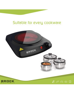 Brock infrapuna keeduplaat. ühetsooniline. 1200w-foto3