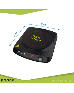 Brock infrapuna keeduplaat. ühetsooniline. 1200w-foto10