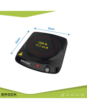 Brock infrapuna keeduplaat. ühetsooniline. 1200w-foto10