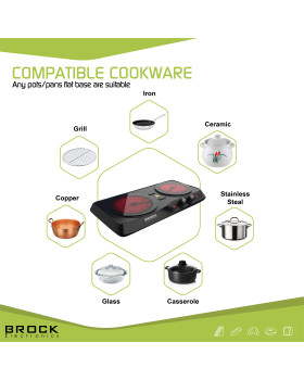 Brock infrapuna kütteplaat 1200w + 800w-foto8