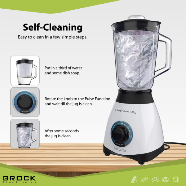 Brock blender. 1,5 l klaasanumber 500w