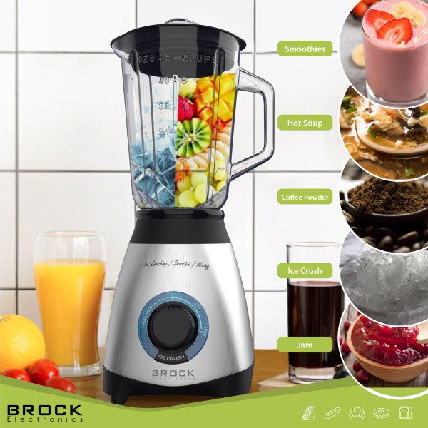 Brock blender. 1,5 l klaaspurk, 500w