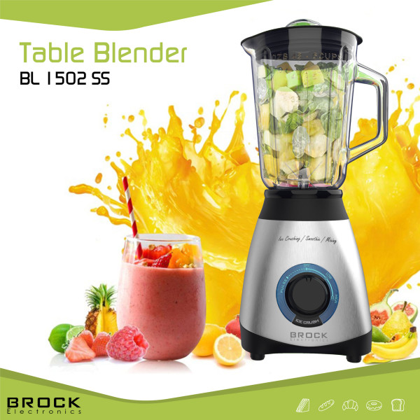 Brock blender. 1,5 l klaaspurk, 500w