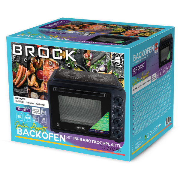 Brock elektriahi, 1500w, 35 l