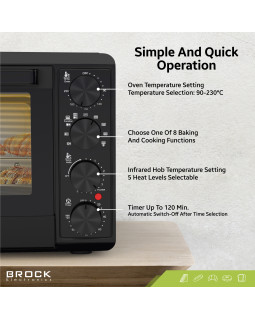 Elektriahi infrapunaküpsetusplaatidega, 50l, 1800w-foto3