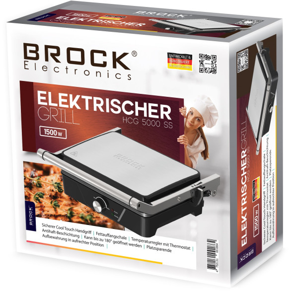 Brock elektrigrill, 2000w