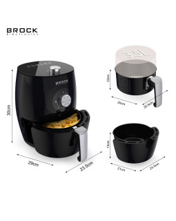 Brock õhkfritter 3,5l, 1300-1500w-foto10