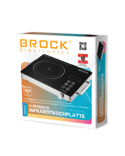Elektriline infrapuna pliit brock hpi 6002 hd 2000w-foto2