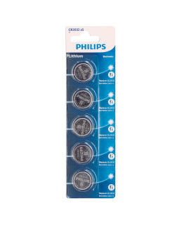Philips lithium cr2032 liitiumpatareid, 5 tk/blisterpakendis, 106000020
