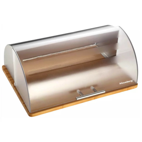 Duoninė dėžutė, plienas-akrilas-bambukas klausberg. Duoninė dėžutė, plienas-akrilas-bambukas klausberg.