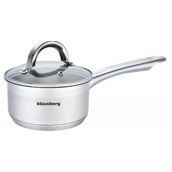 Terasest kastrul, ø12cm 0,5l klausberg, kb 7131