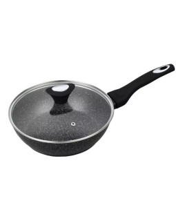 Sügav praepann kaanega, alumiinium, hall marmor, ø28 x 6,9 cm klausberg, kb 7296