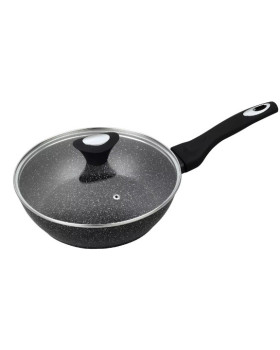 Sügav praepann kaanega, alumiinium, hall marmor, ø28 x 6,9 cm klausberg, kb 7296