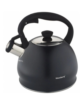 Veekeetja, traditsiooniline, teras, 2l, must klausberg.