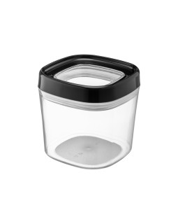 Toidu säilitusnõu, 0,6 l, must, 10,8 x 10,8 x 10,5 cm, 29569, galicja