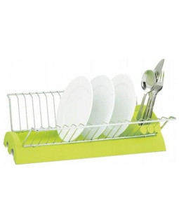 Nõudekuivati 41.5×28×13.5cm (roheline), 0769b, kamille