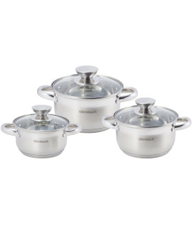 Pottide komplekt, 3 osa, 100002, ofenbach