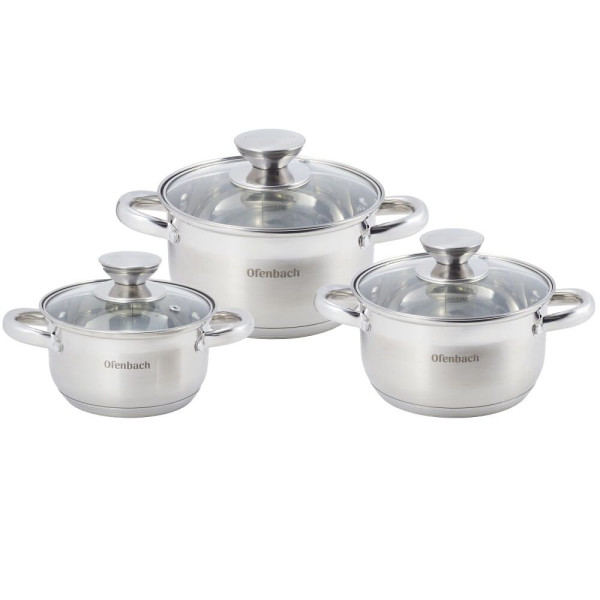 Pottide komplekt, 3 osa, 100002, ofenbach