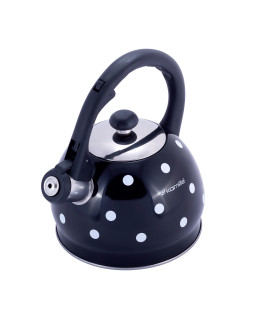 Roostevabast terasest veekeetja vilega, 2,0 l (must), 1070 bl, kamille